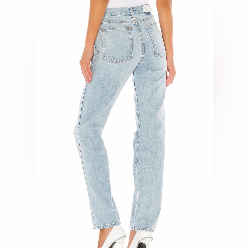 RE/DONE Originals High Rise Loose in Bleach Destroy - Picture 2 of 7